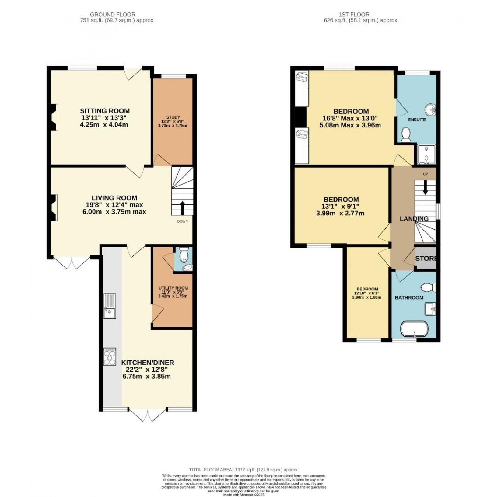 Floorplan for Chapel Lane, Wilmslow