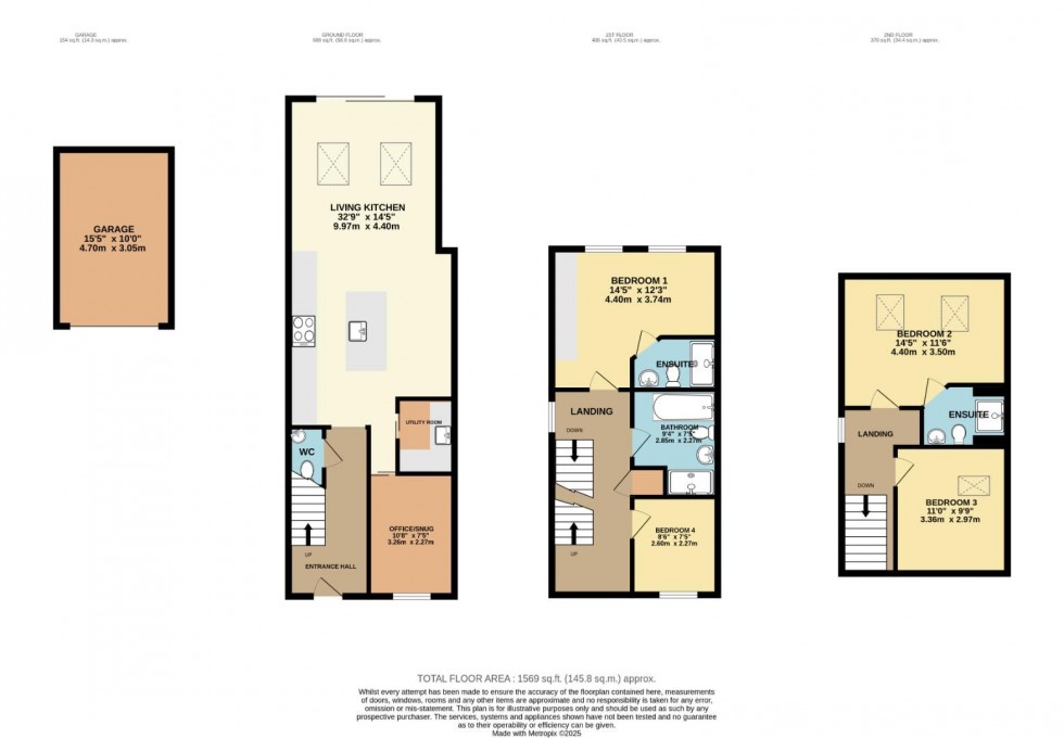 Floorplan for Turing Drive, Wilmslow