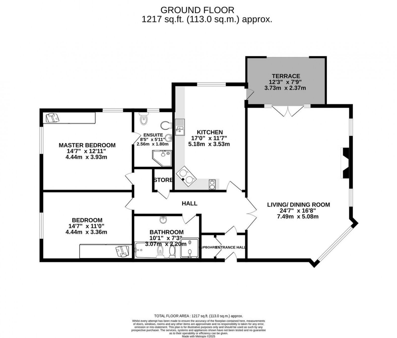 Floorplan for Adlington Road, Wilmslow