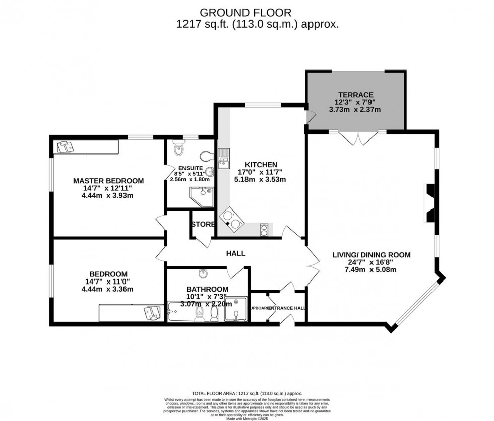 Floorplan for Adlington Road, Wilmslow