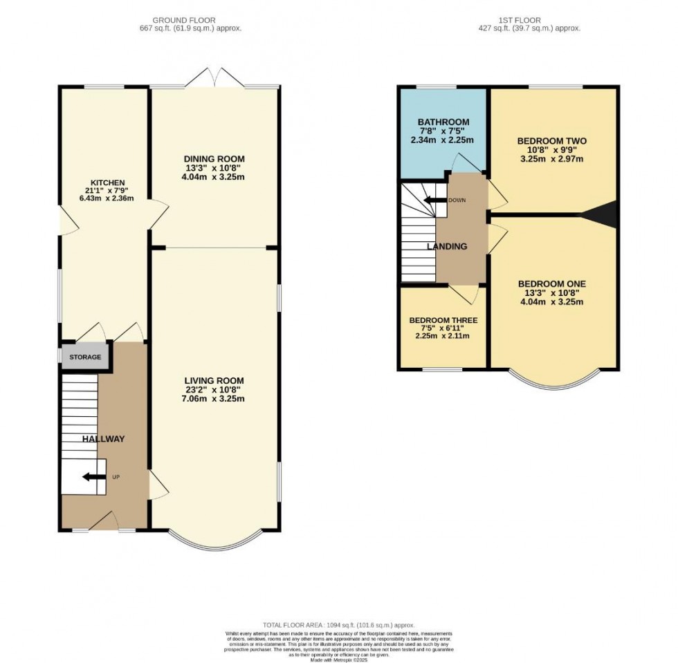 Floorplan for Charlestown Road East, Woodsmoor