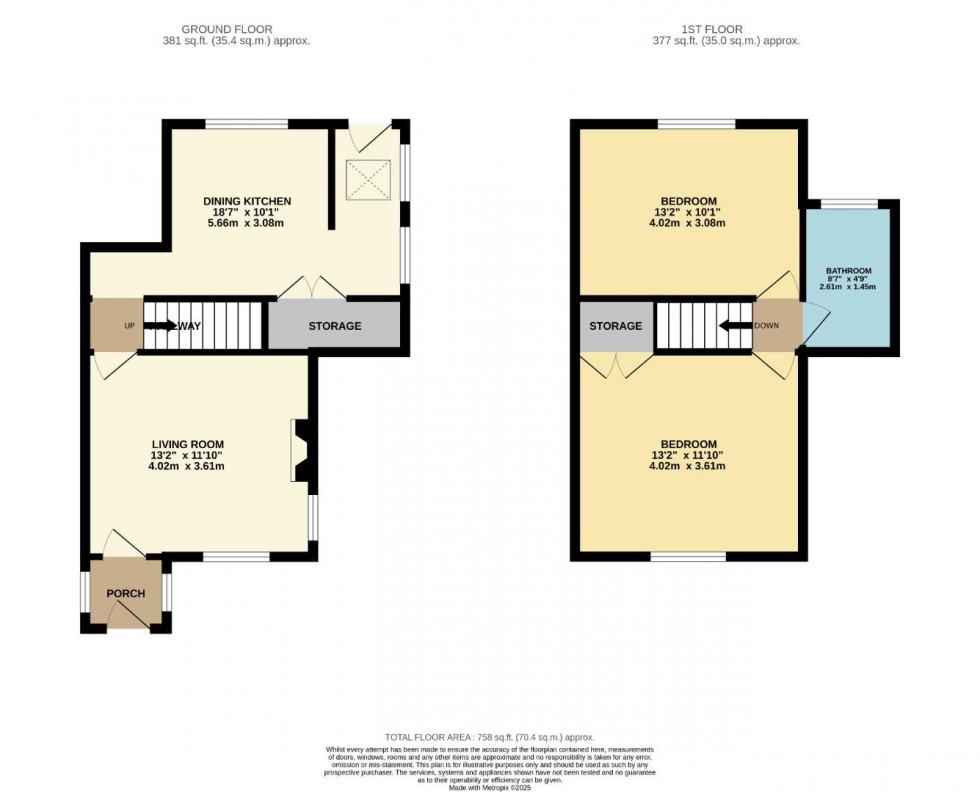 Floorplan for Church Walk, Wilmslow
