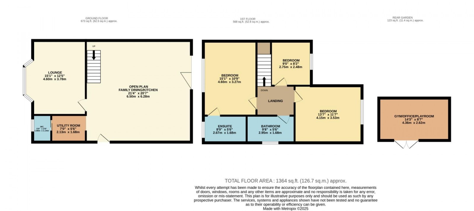 Floorplan for Wingfield Avenue, Wilmslow