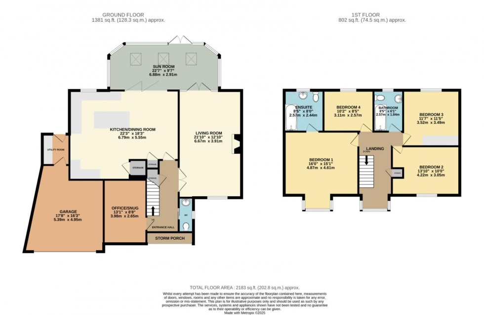 Floorplan for Westminster Drive, Wilmslow