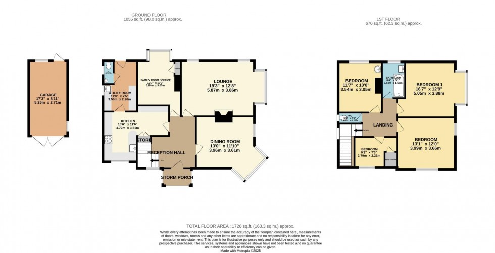 Floorplan for Holly Road, Bramhall, Stockport