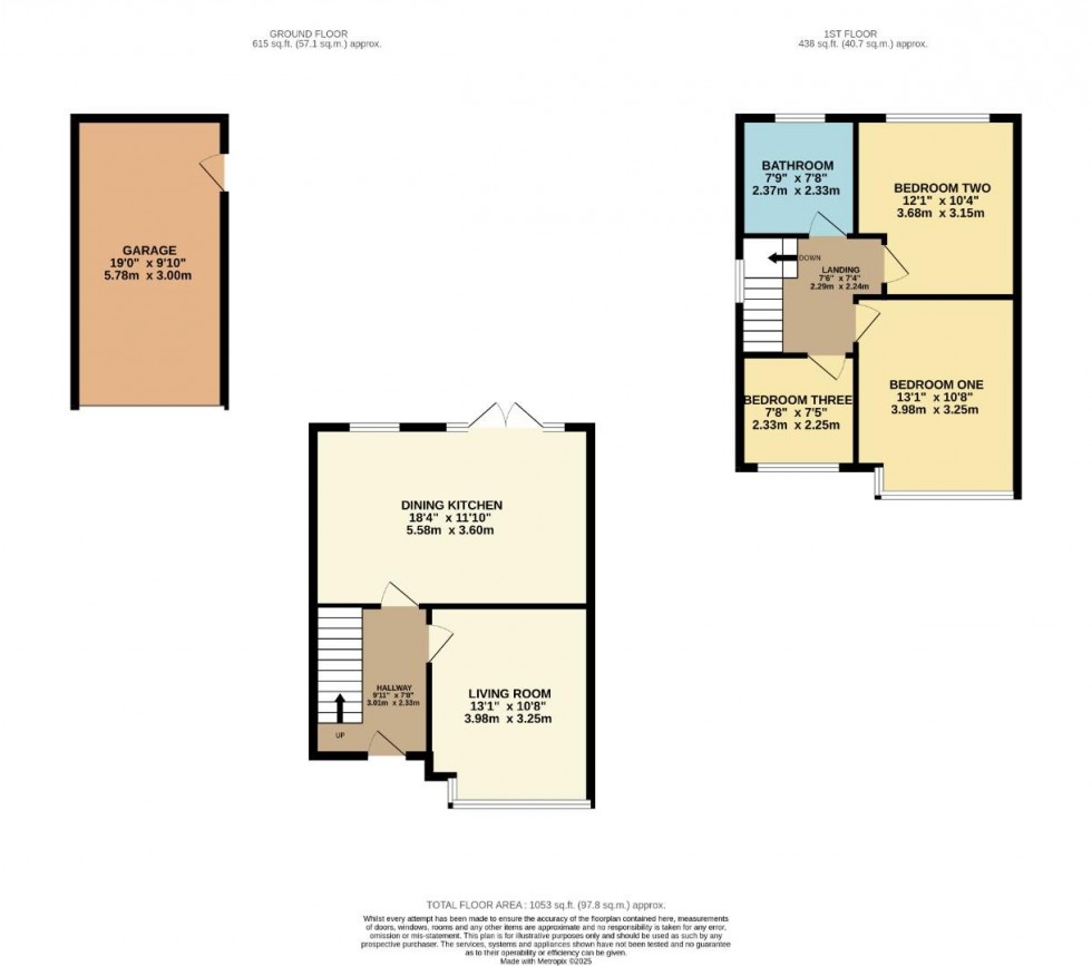 Floorplan for Edale Close, Hazel Grove
