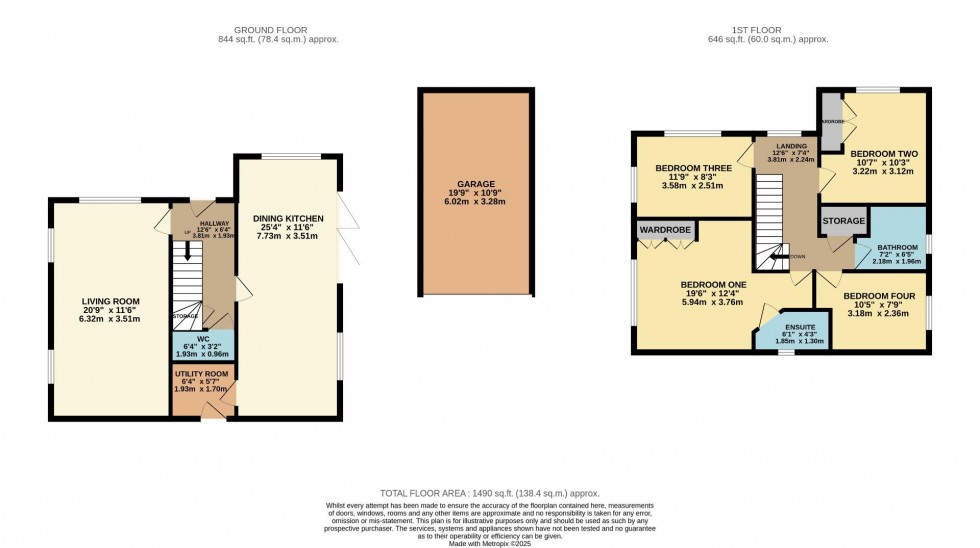 Floorplan for Griffon Lane, Woodford