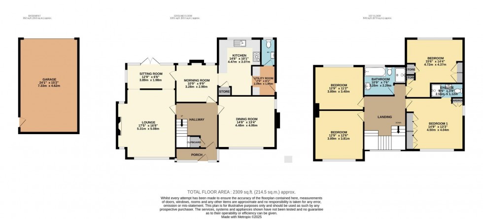 Floorplan for Carrwood Avenue, Bramhall, Stockport