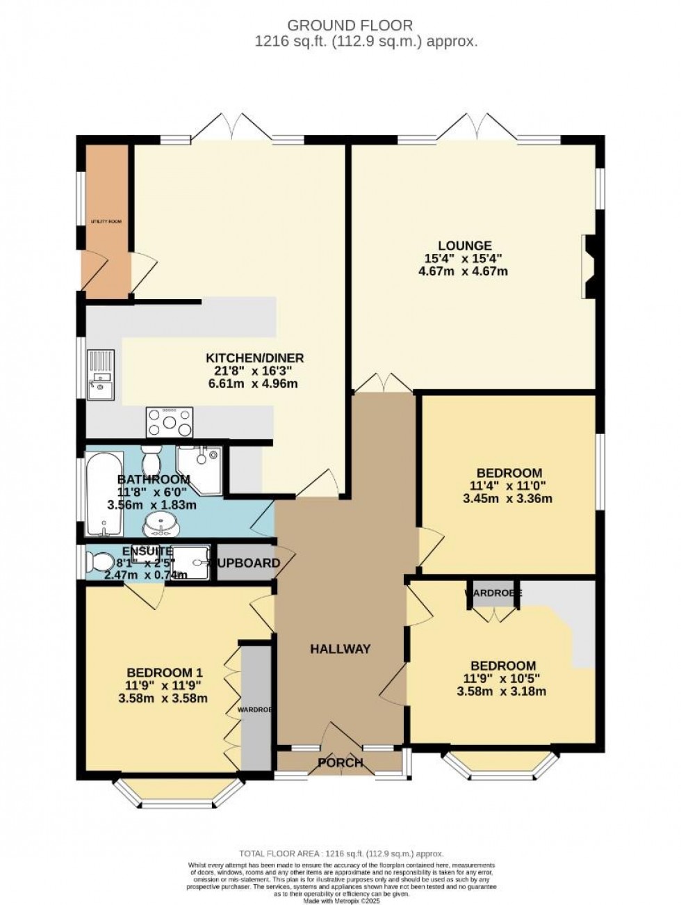 Floorplan for Fords Lane, Bramhall
