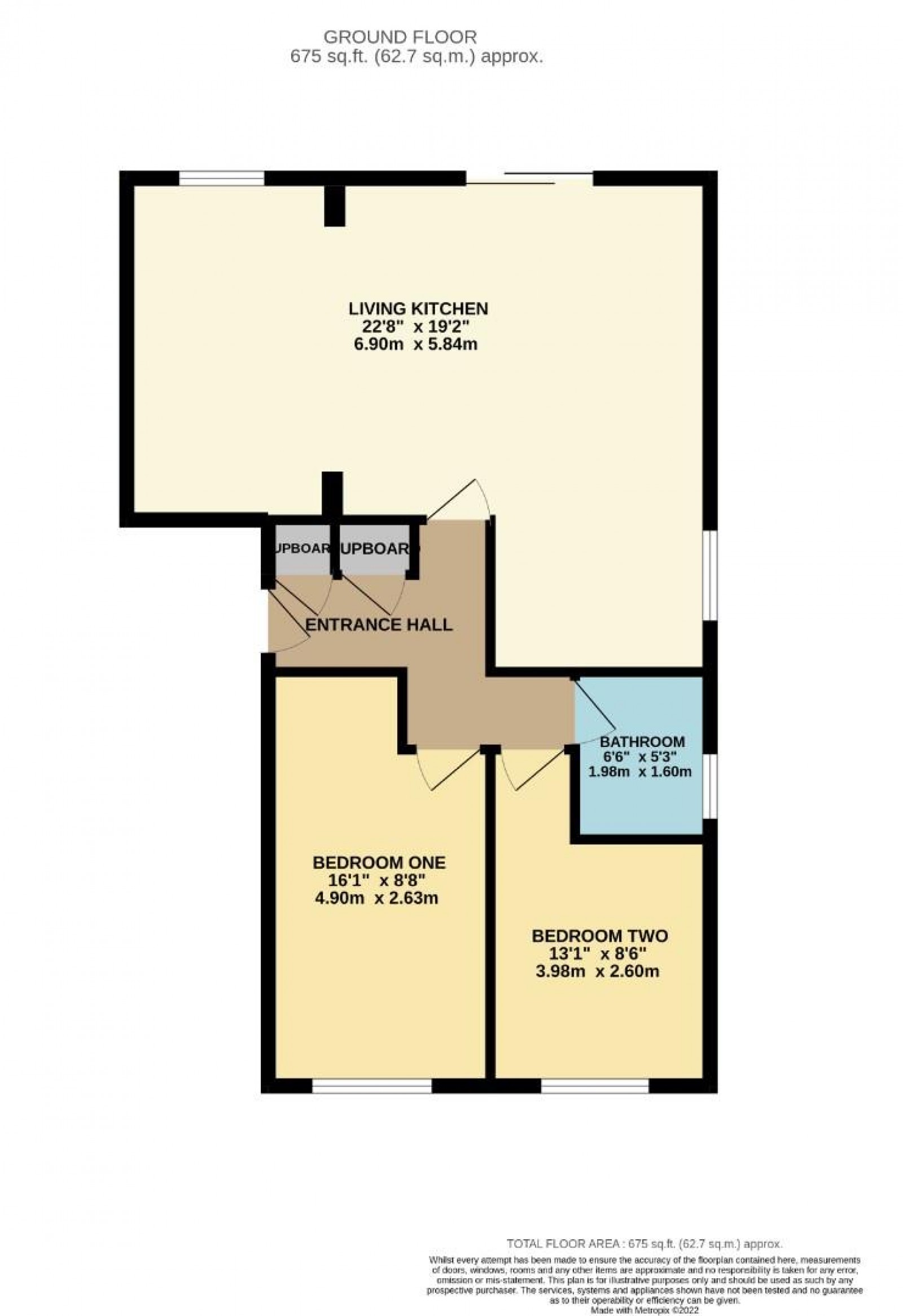 Floorplan for Ack Lane West, Cheadle Hulme