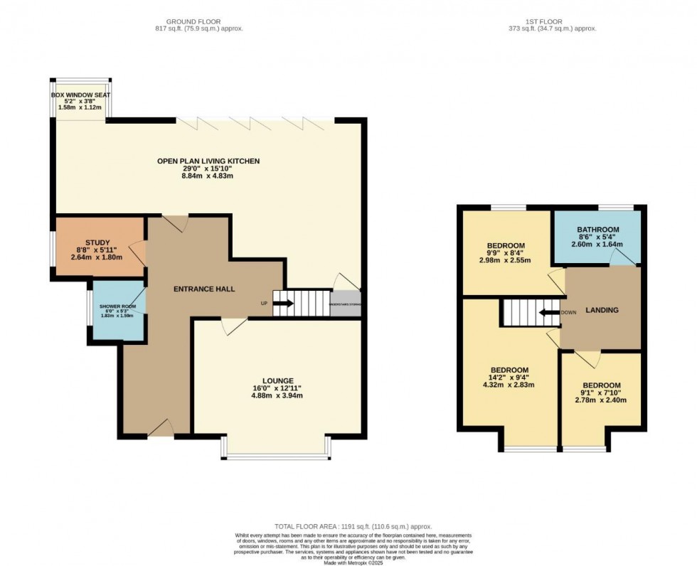 Floorplan for Wingfield Avenue, Wilmslow
