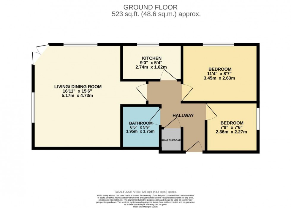 Floorplan for Grove Avenue, Wilmslow