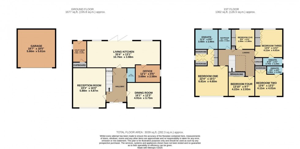 Floorplan for Lancastrian Way, Woodford, Cheshire