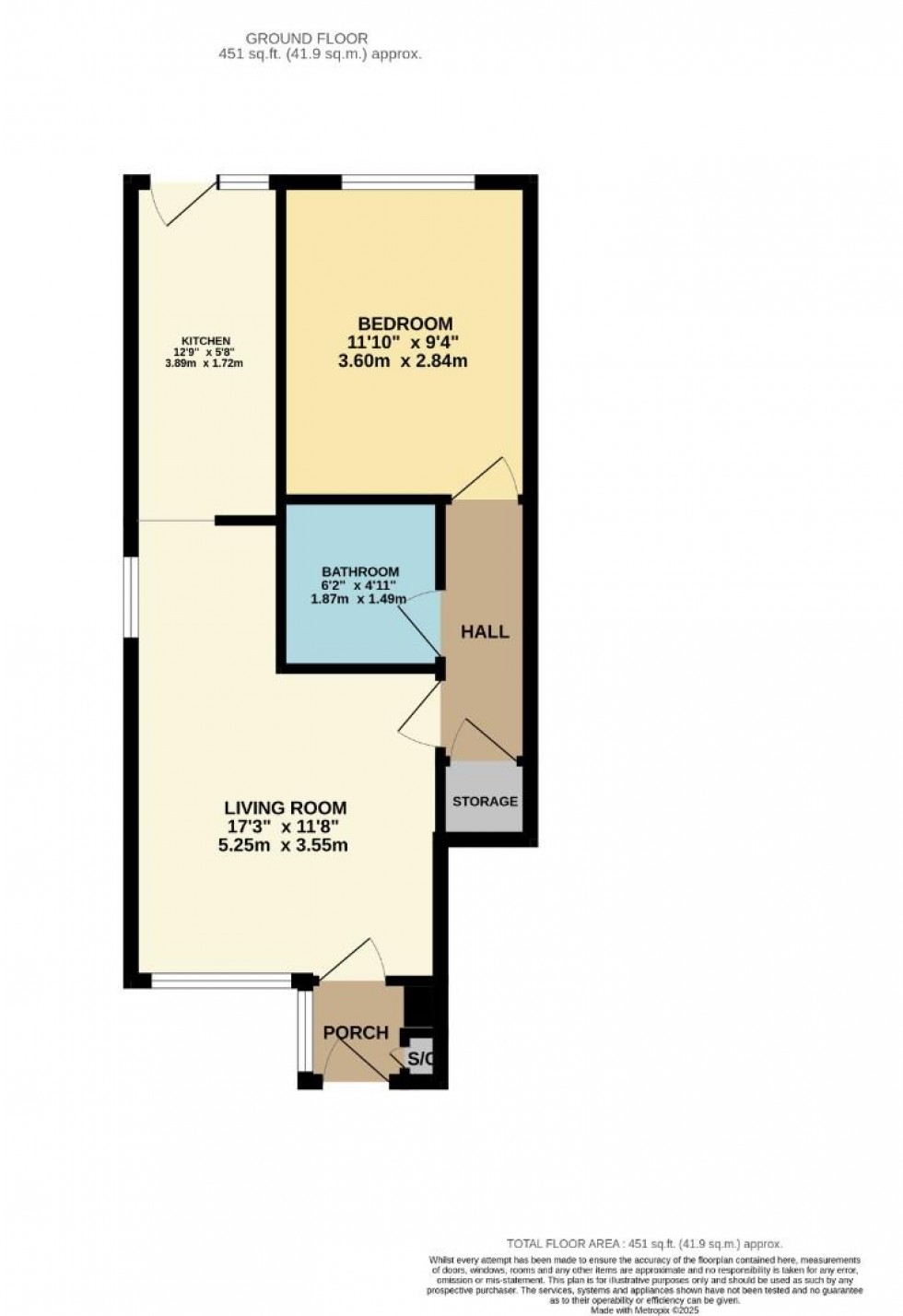 Floorplan for Cliston Walk, Hazel Grove