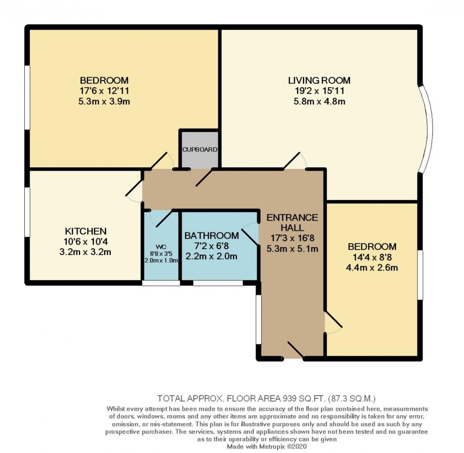 Floorplan for Ladybrook Road, Bramhall, Cheshire