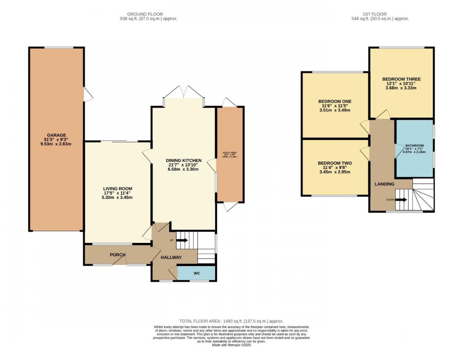 Floorplan for Elton Drive, Hazel Grove