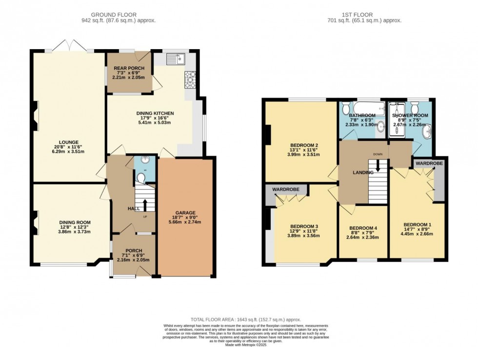 Floorplan for Acre Lane, Cheadle Hulme