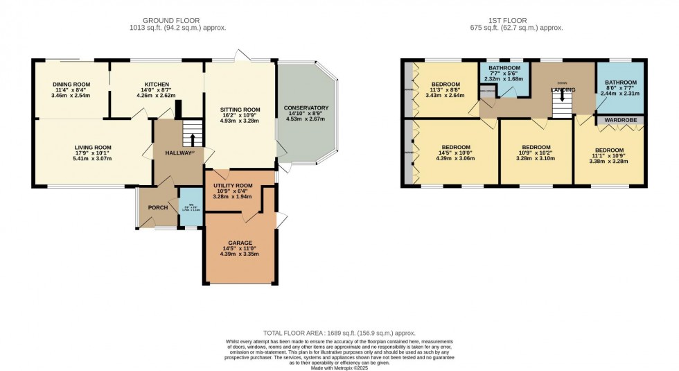 Floorplan for Hill Drive, Handforth, Wilmslow