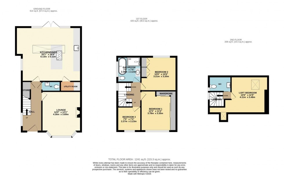 Floorplan for Ashley Drive, Bramhall, Cheshire