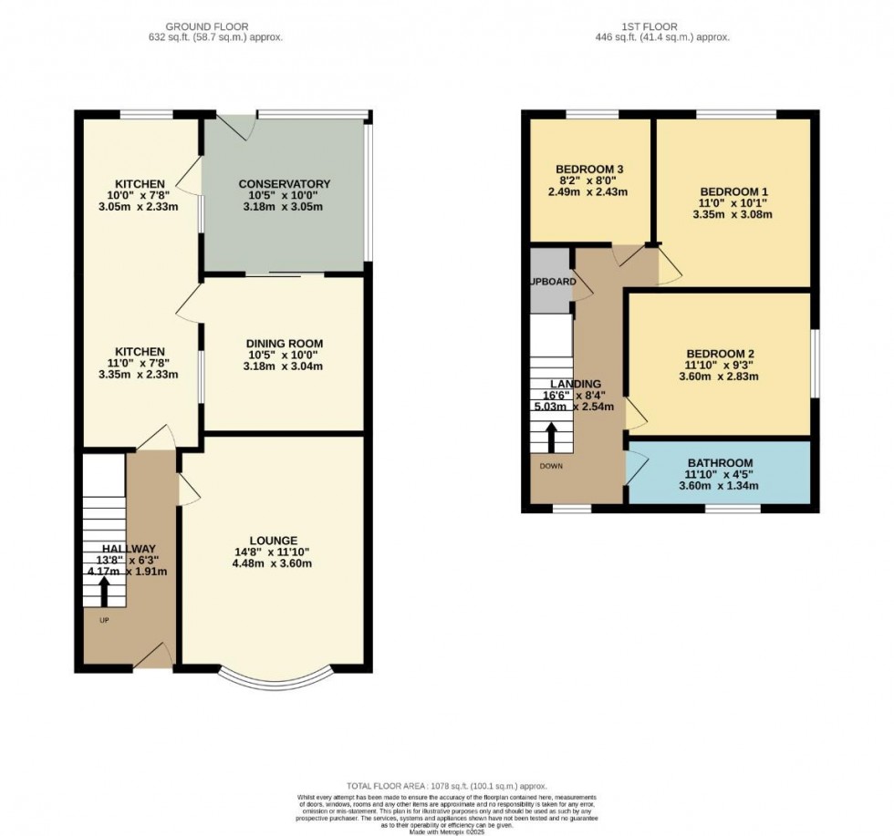 Floorplan for Newlands Drive, Wilmslow