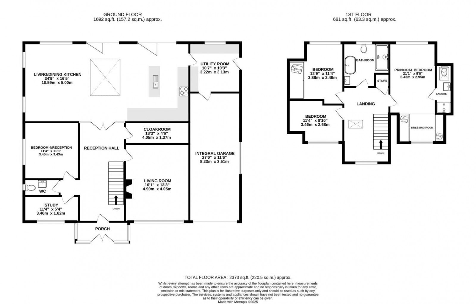 Floorplan for Strawberry Lane, Wilmslow