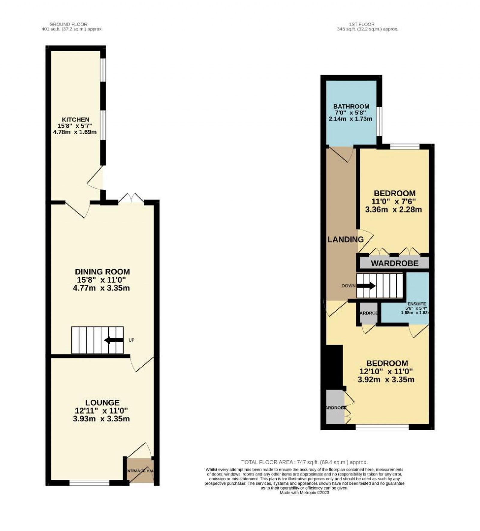 Floorplan for Vicker Grove, Manchester