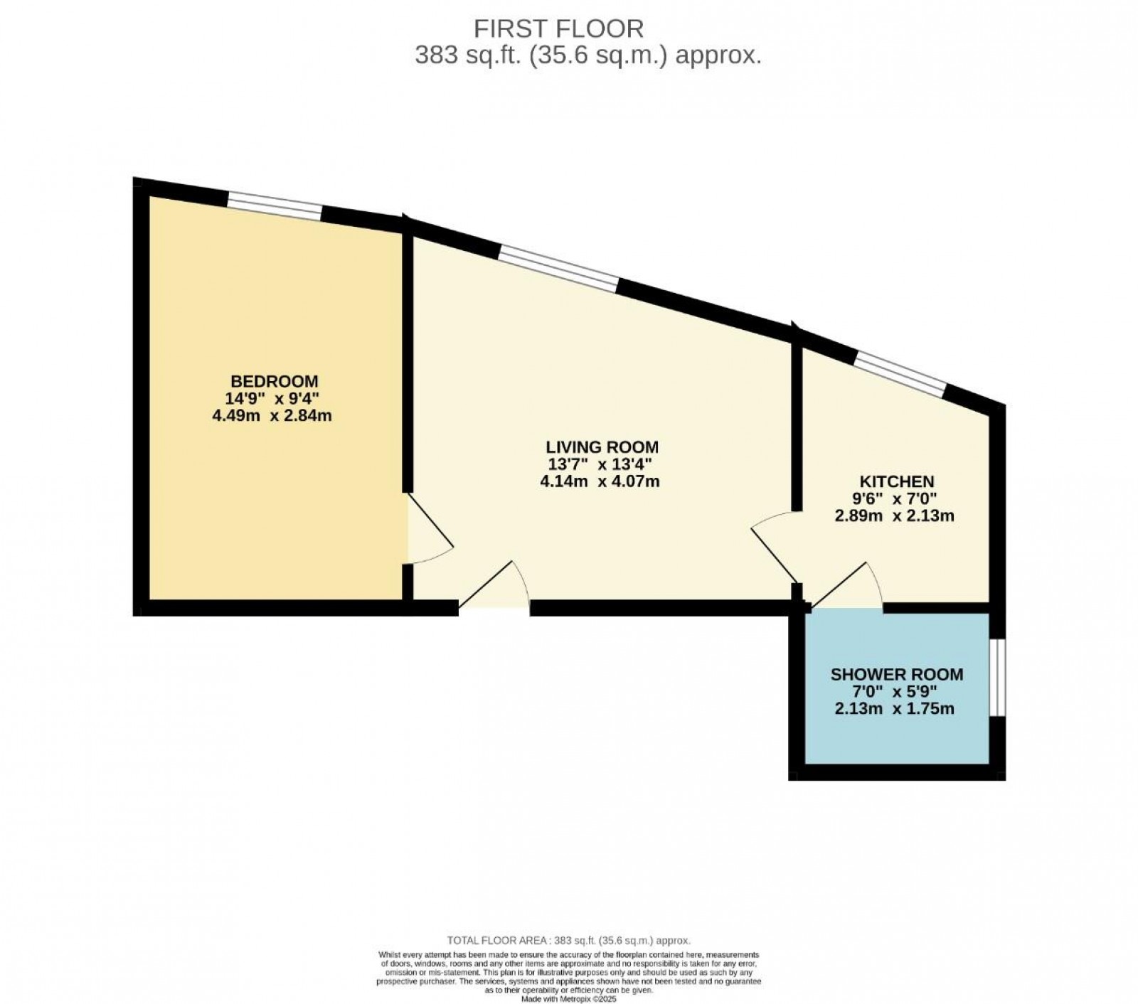Floorplan for Flat 3, 48a Station RoadCheadle HulmeCheshire