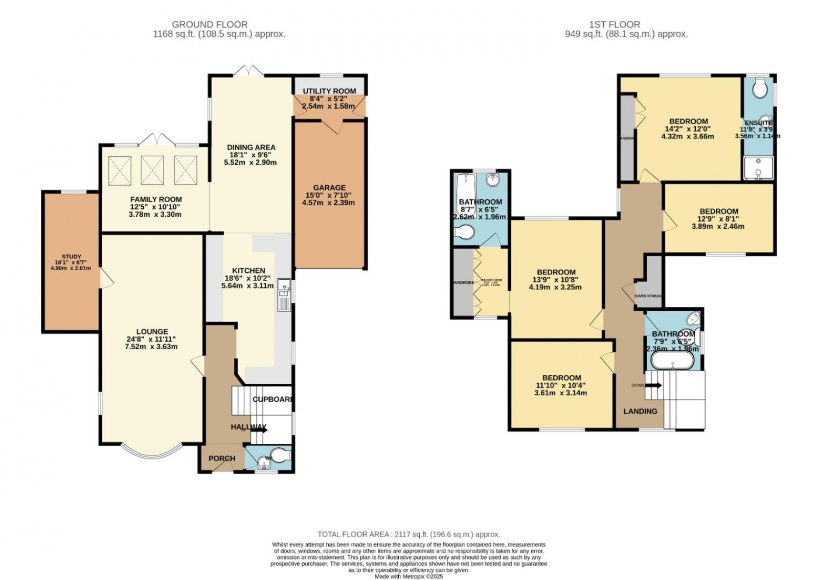 Floorplan for Browns Lane, Wilmslow
