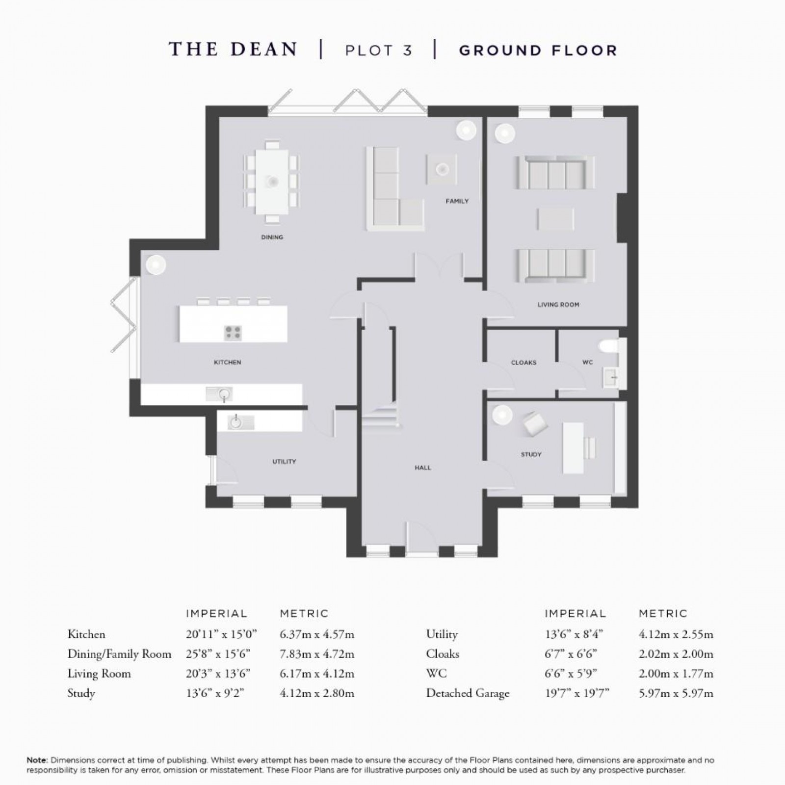 Floorplan for The Dean, Deanwater Drive, Woodford