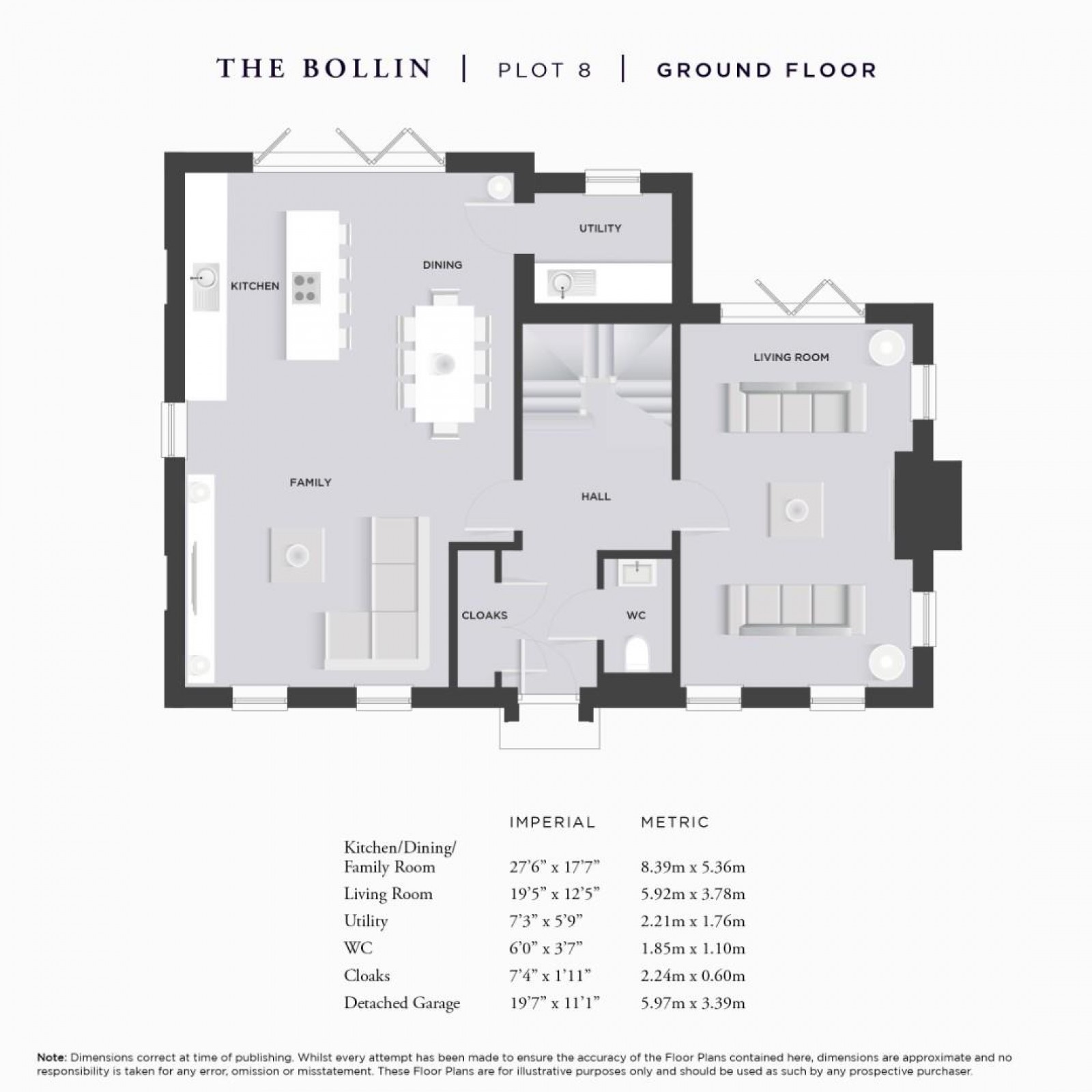 Floorplan for The Bollin, Deanwater Drive, Woodford