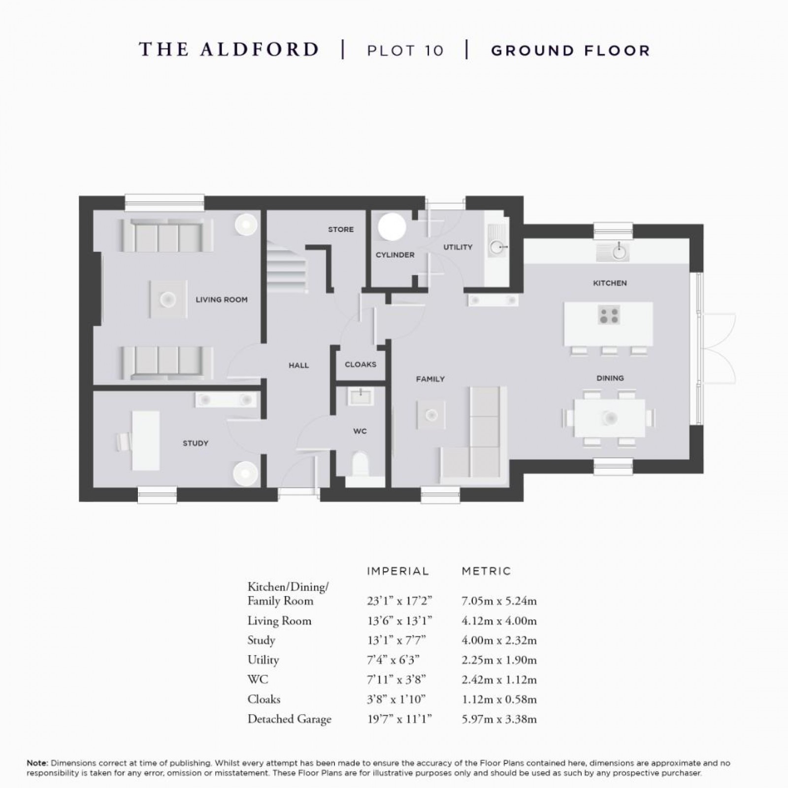 Floorplan for The Aldford, Deanwater Drive, Woodford