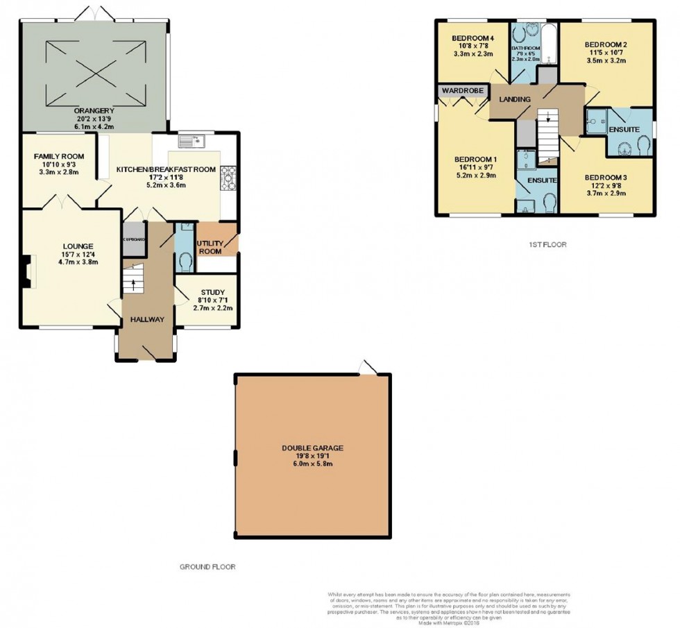 Floorplan for Glenside Drive, Wilmslow