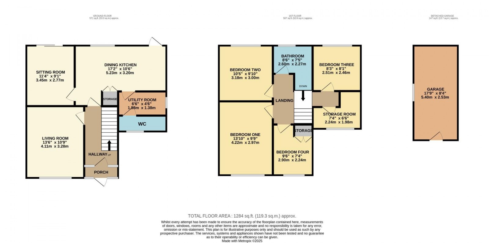 Floorplan for Lyndhurst Avenue, Hazel Grove