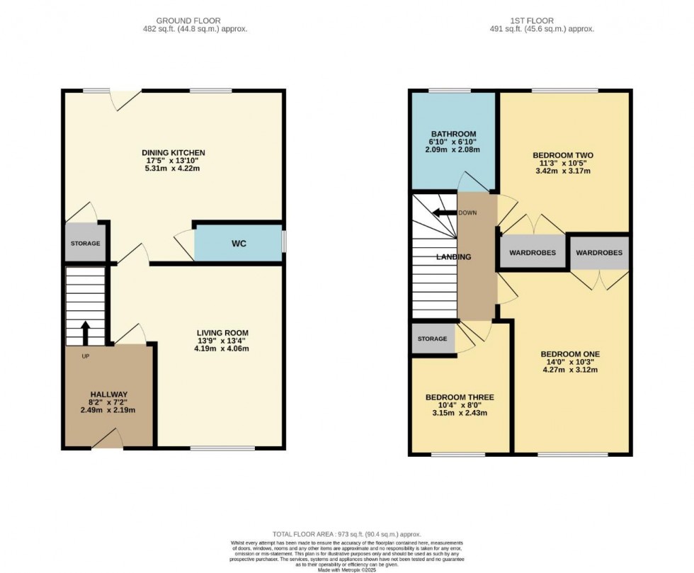 Floorplan for Eastings Close, Cheadle Hulme