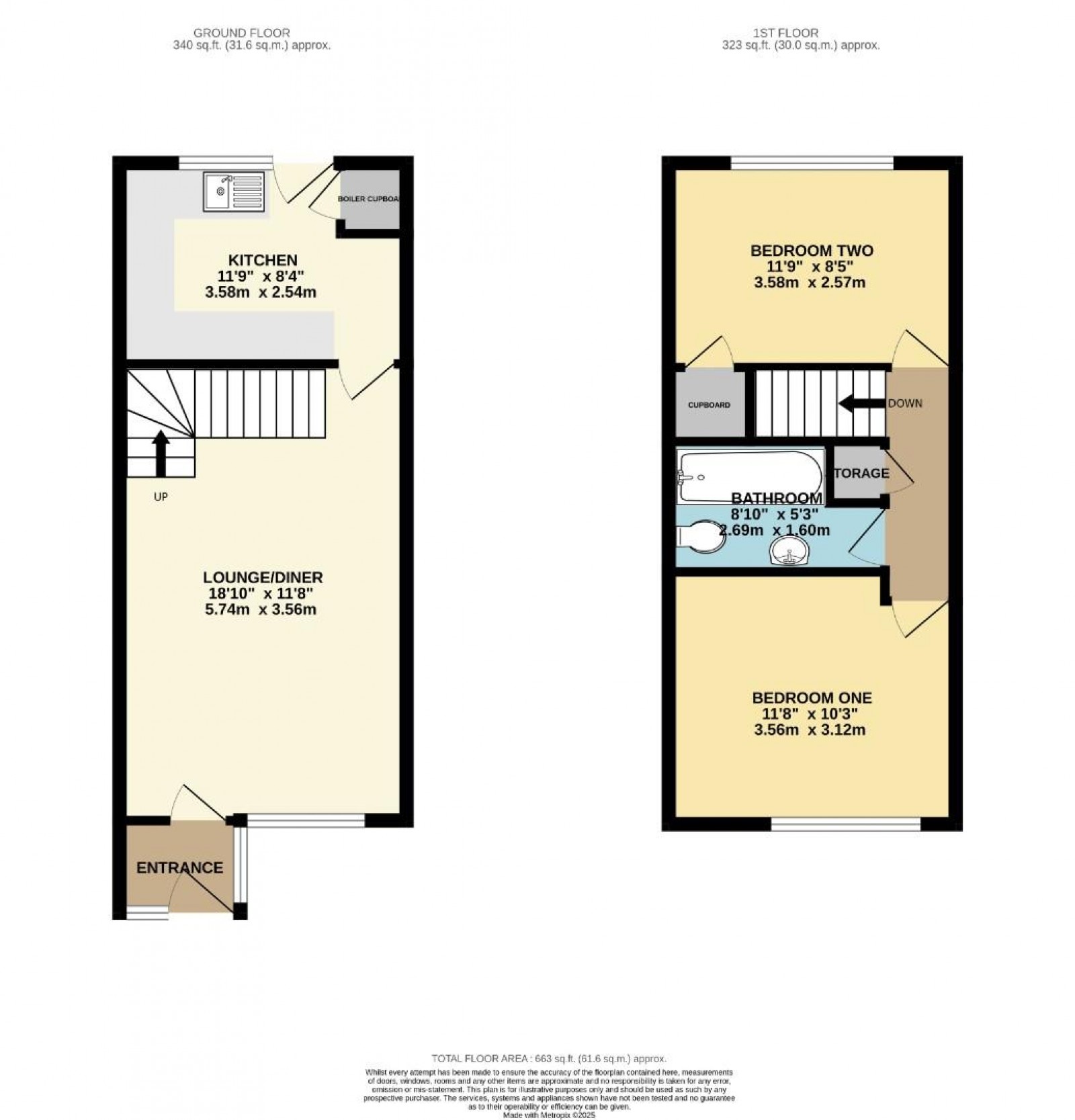 Floorplan for Brixham Walk, Bramhall, Stockport