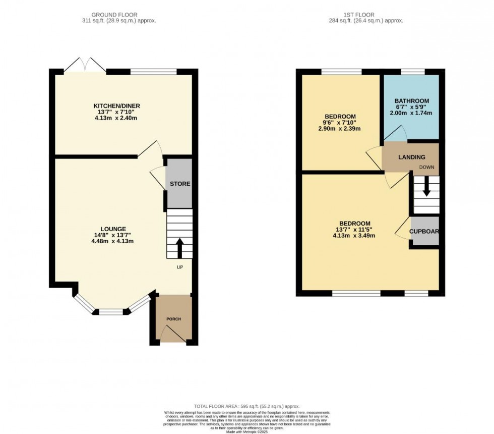 Floorplan for Mosswood Road, Wilmslow