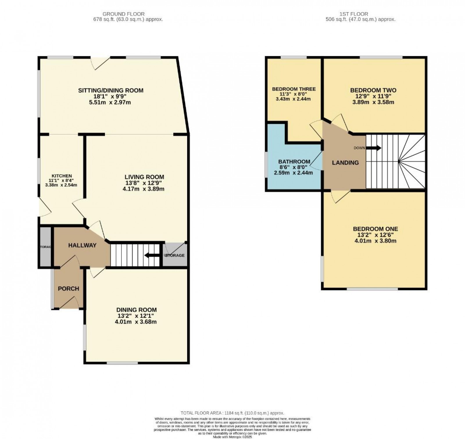 Floorplan for Acre Lane, Cheadle Hulme