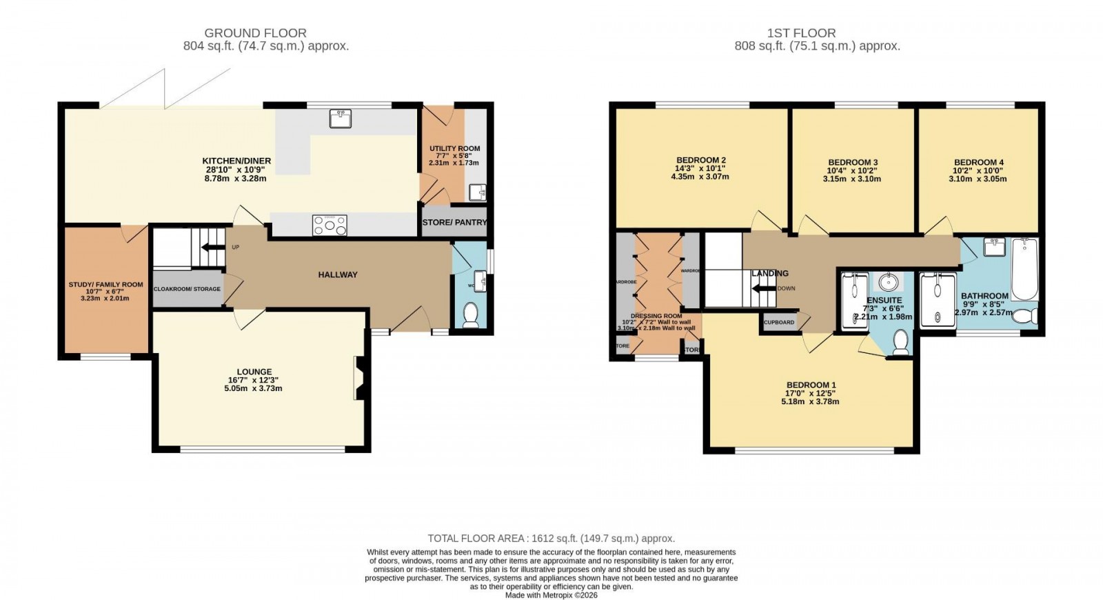 Floorplan for Keswick Drive, Bramhall
