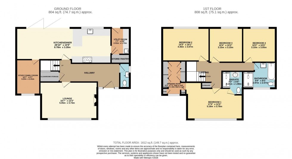Floorplan for Keswick Drive, Bramhall