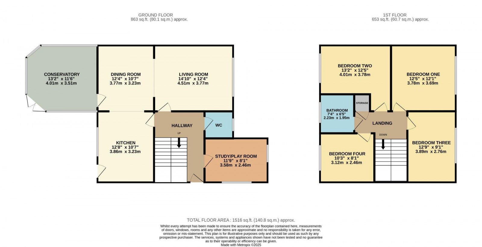 Floorplan for Dean Moor Road, Hazel Grove