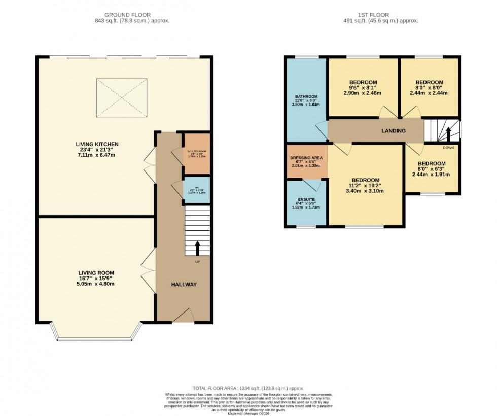 Floorplan for Wingfield Avenue, Wilmslow