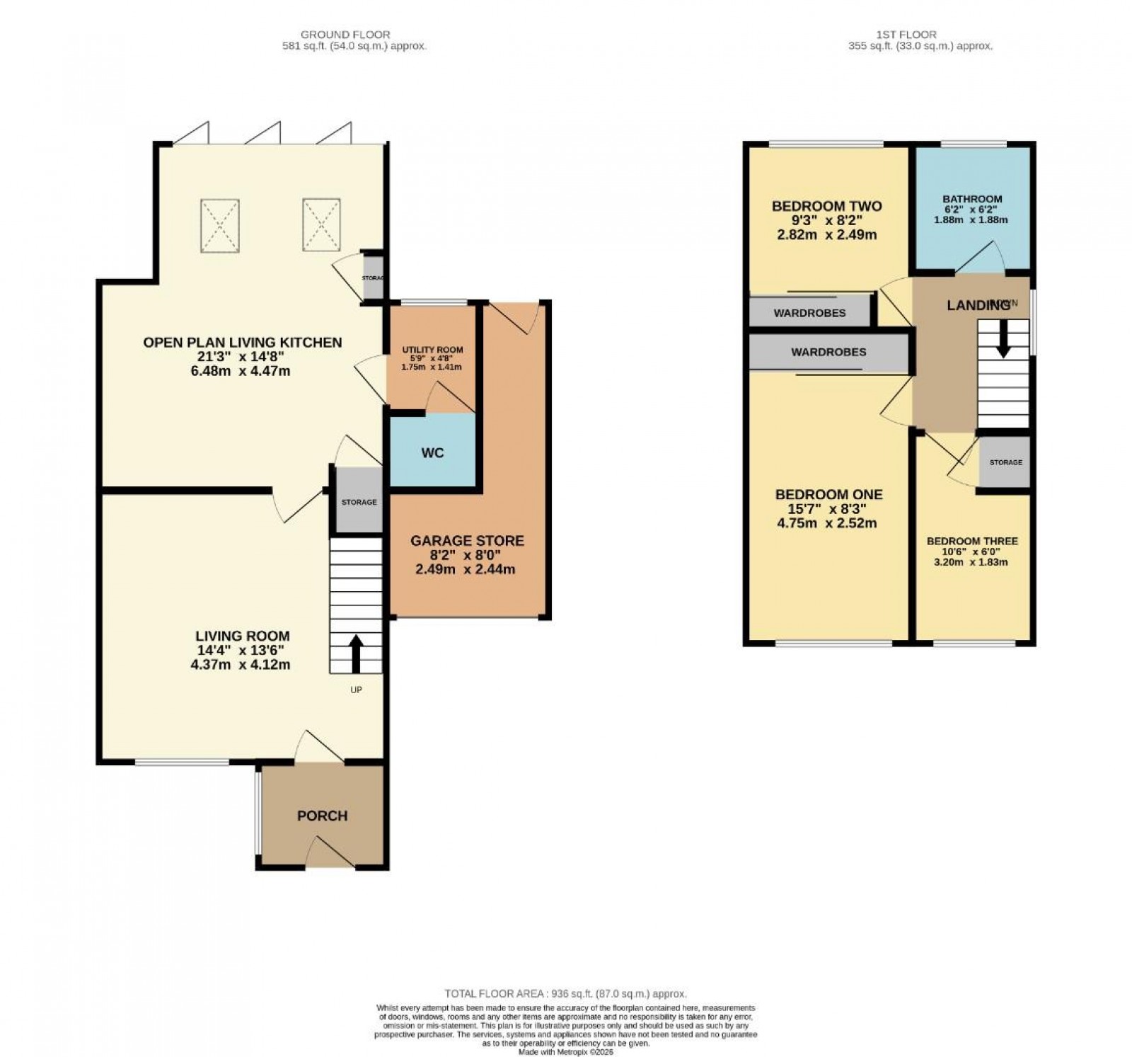 Floorplan for Alston Close, Hazel Grove