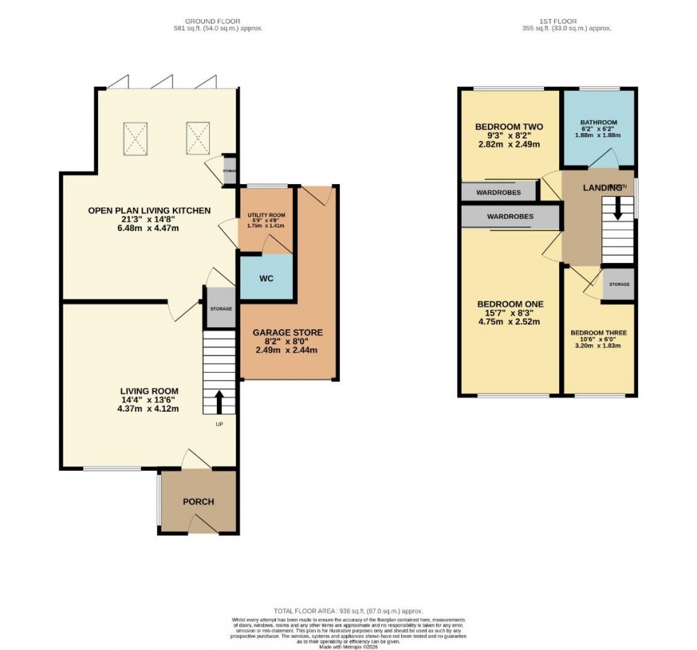 Floorplan for Alston Close, Hazel Grove