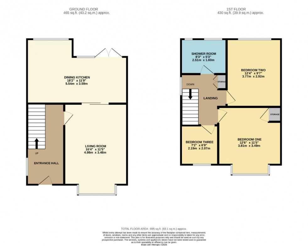 Floorplan for Brisbane Close, Bramhall