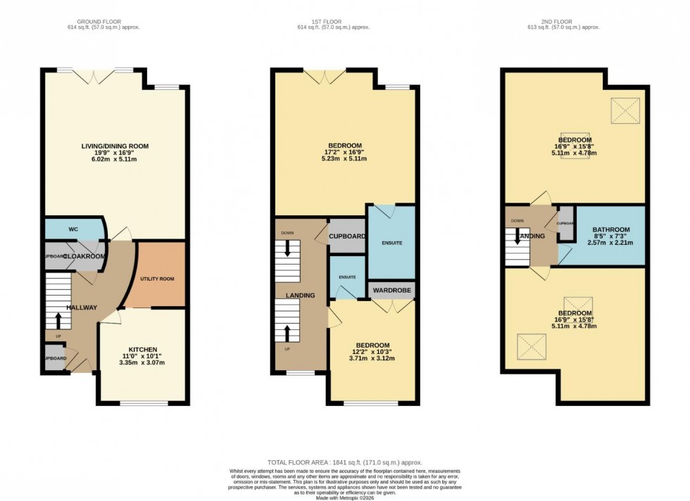 Floorplan for Wellfield Place, Wilmslow