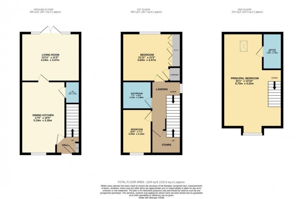 Floorplan for Bailey Road, Wilmslow