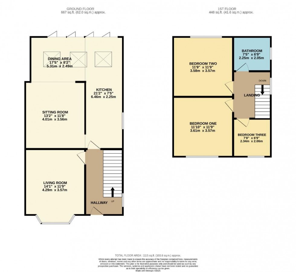Floorplan for Maple Road, Bramhall