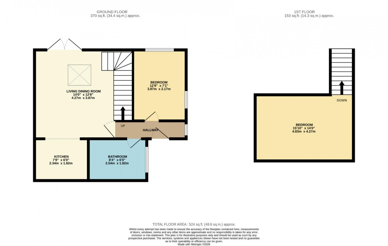Floorplan for Anson Road, Wilmslow