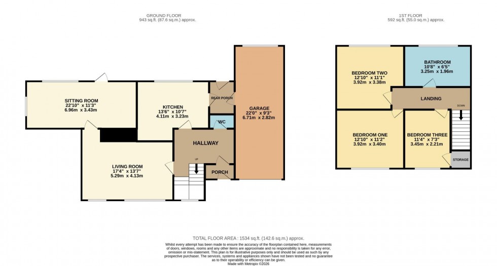 Floorplan for Northcote Road, Bramhall