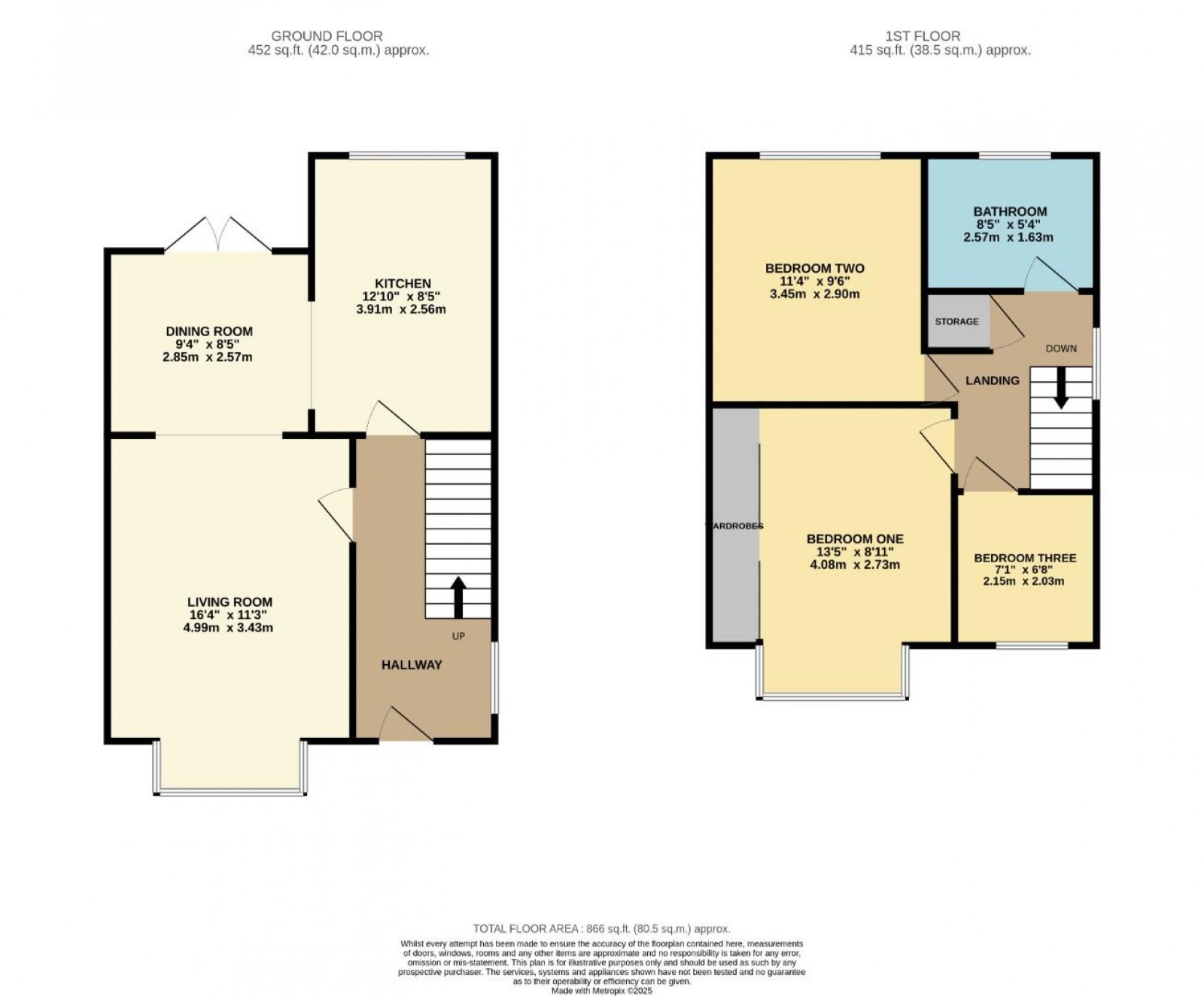 Floorplan for Canberra Road, Bramhall